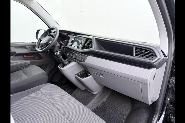 Volkswagen Transporter 2.0TDI D.C Dubbele Cabine 6-Pers. L2H1 28 Navi* Apple Carplay Android Mirror-Link Airco Bluetooth Cruise Control Pdc Euro 6 Betonplex Vloer Wandbetimmering Achterdeuren 1e Eigenaar