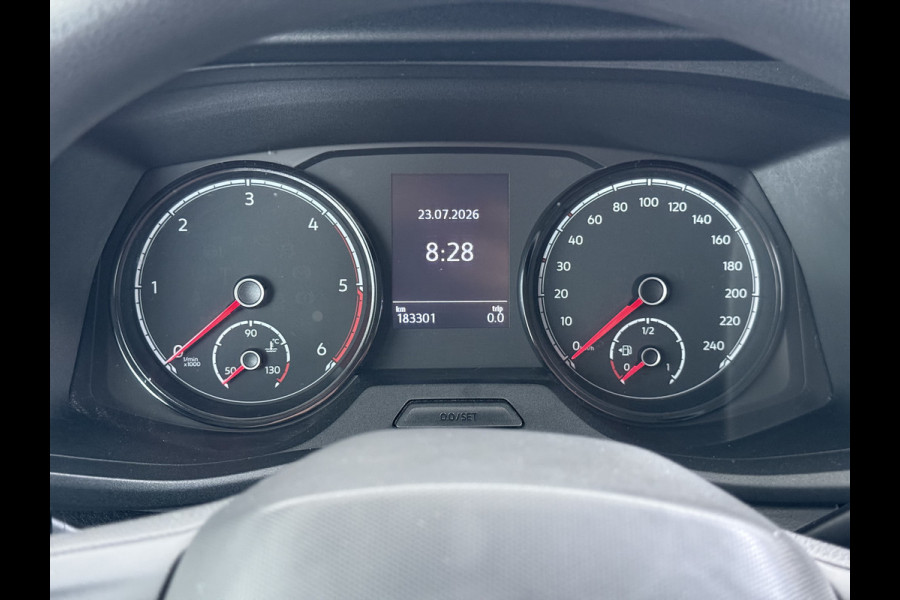 Volkswagen Transporter 2.0TDI D.C Dubbele Cabine 6-Pers. L2H1 28 Navi* Apple Carplay Android Mirror-Link Airco Bluetooth Cruise Control Pdc Euro 6 Betonplex Vloer Wandbetimmering Achterdeuren 1e Eigenaar