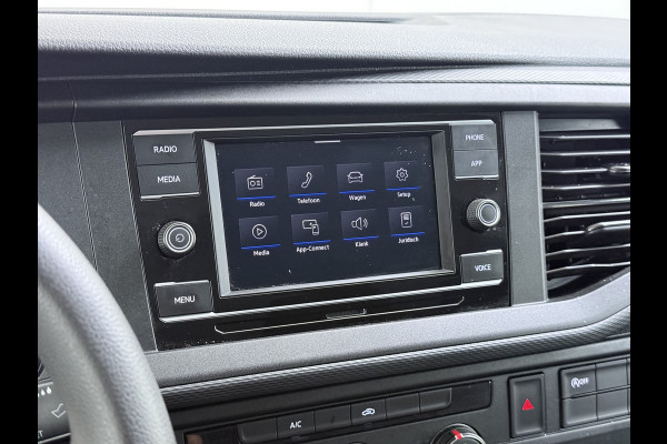 Volkswagen Transporter 2.0TDI D.C Dubbele Cabine 6-Pers. L2H1 28 Navi* Apple Carplay Android Mirror-Link Airco Bluetooth Cruise Control Pdc Euro 6 Betonplex Vloer Wandbetimmering Achterdeuren 1e Eigenaar