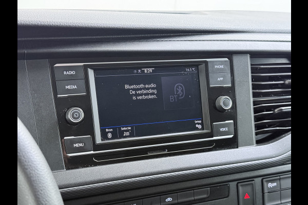 Volkswagen Transporter 2.0TDI D.C Dubbele Cabine 6-Pers. L2H1 28 Navi* Apple Carplay Android Mirror-Link Airco Bluetooth Cruise Control Pdc Euro 6 Betonplex Vloer Wandbetimmering Achterdeuren 1e Eigenaar