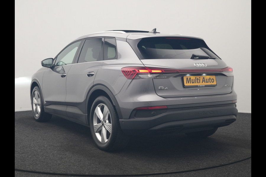 Audi Q4 e-tron 40 Advanced edition 77 kWh 204pk Dealer O.H. | Panodak | Adaptive Cruise | Camera | Apple Carplay | Navigatie | DAB | Virtual Cockpit | 19"L.M | Draadloze Telefoonlader |