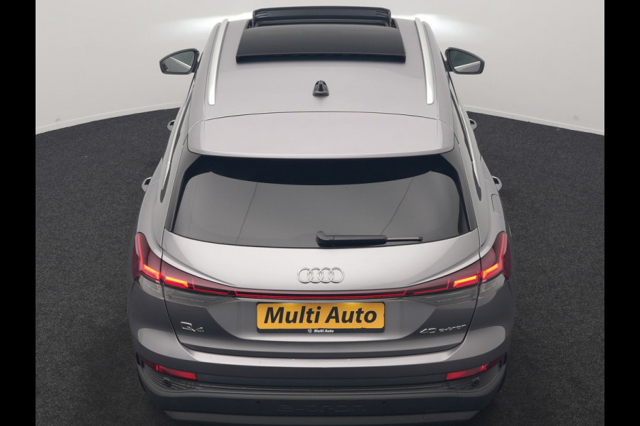 Audi Q4 e-tron 40 Advanced edition 77 kWh 204pk Dealer O.H. | Panodak | Adaptive Cruise | Camera | Apple Carplay | Navigatie | DAB | Virtual Cockpit | 19"L.M | Draadloze Telefoonlader |