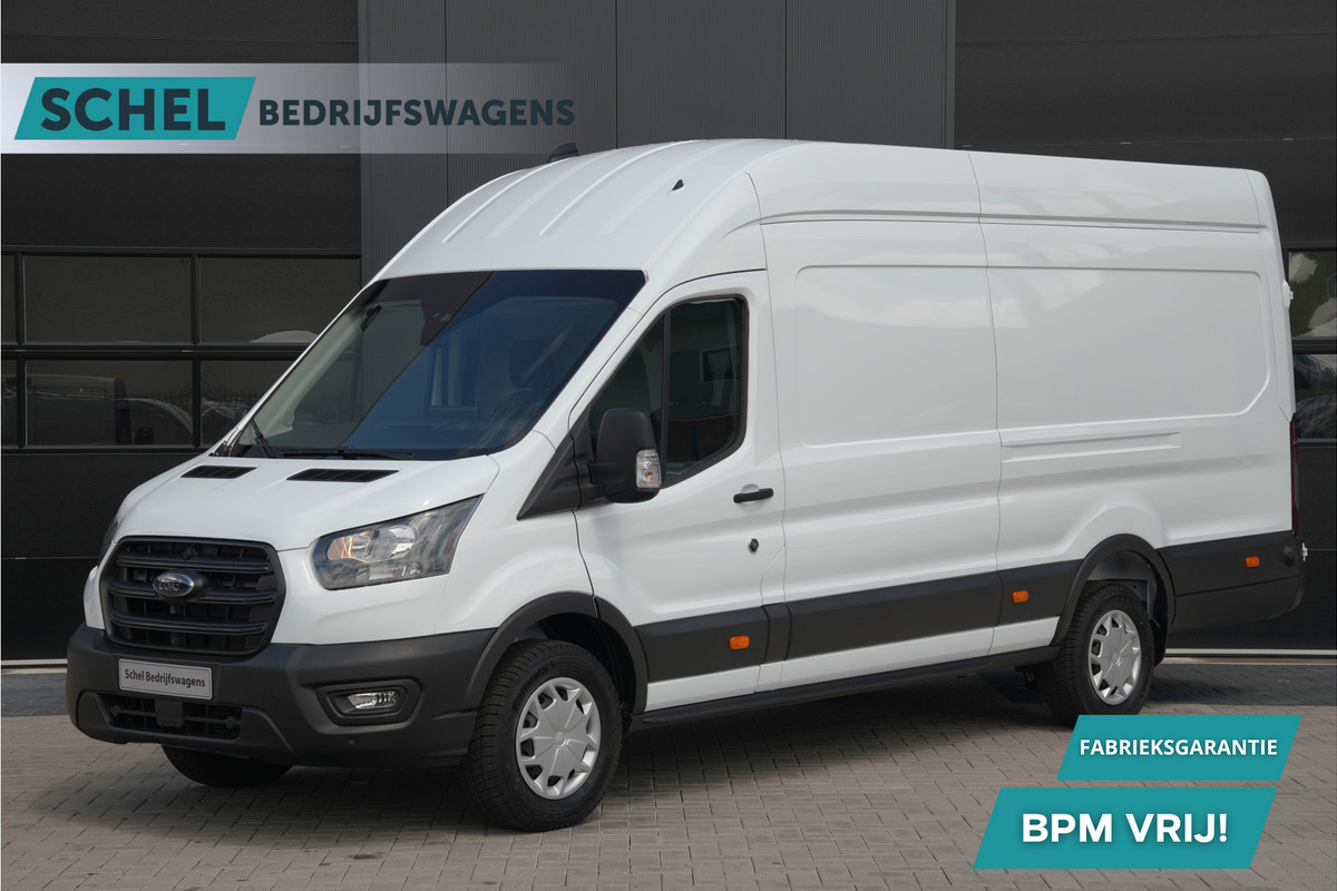 Ford Transit 350 2.0 TDCI L4H3 Trend RWD 130pk - Navi - PDC - Stoelverwarming - Elektr. bestuurdersstoel - Rijklaar