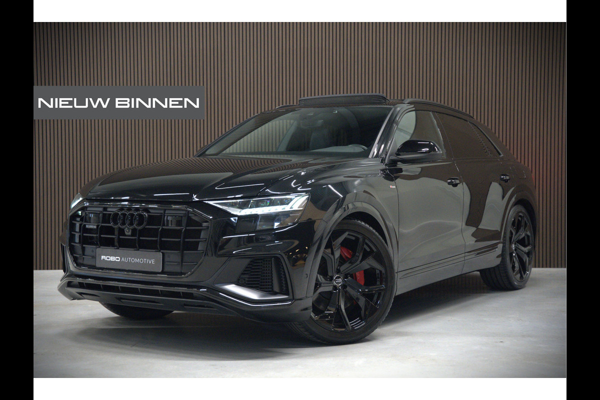 Audi Q8 60 TFSI e quattro Pro Line S Competition | RS Seats | Panoramadak | Stoelventilatie | Stoelverwarming | Stuurverwarming | Massage | Memory Seat | 360 Camera | Luchtvering | Adaptive Cruise Control | Keyless | LED Matrix | SOH 100%