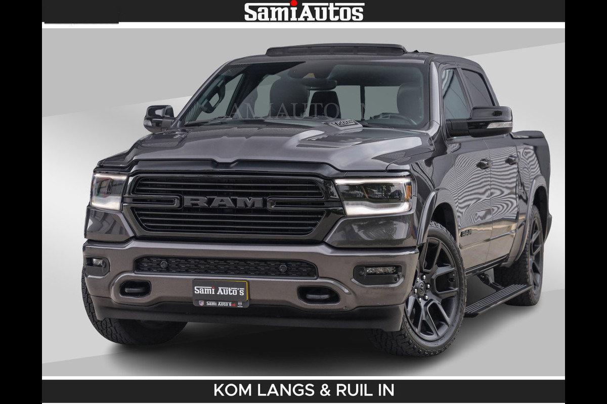 Dodge Ram SPORT LARAMIE 5.7 V8 HEMI | LUCHTVERING | 2023 | PANODAK | GROOTSCHERM | DC | TOP KLEUR GRANITE | CREW CAB | DUBBELE CABINE | 5 PERSOONS |