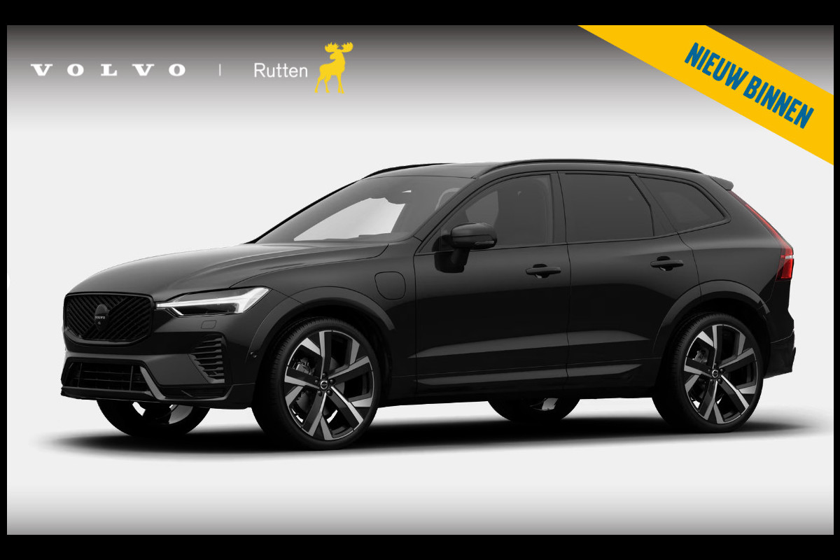 Volvo XC60 T8 406PK Automaat Plug-in Ultra Black Edition Exec Luchtvering/ Bowers & Wilkins/ Stoelventilatie/ Stoelverwarming voor en achter/ Stuurverwarming/ 22" Diamond Cut velgen/ Google infotainment/