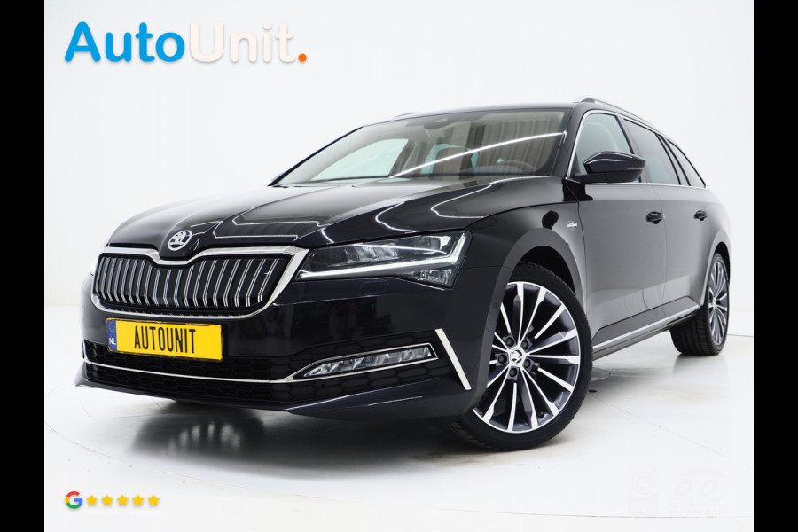 Škoda Superb Combi 1.4 TSI iV Laurin & Klement | Leder | Trekhaak | Stoelventilatie | Massage | Canton | Keyless | Memory | Carplay