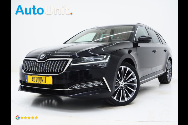 Škoda Superb Combi 1.4 TSI iV Laurin & Klement | Leder | Trekhaak | Stoelventilatie | Massage | Canton | Keyless | Memory | Carplay