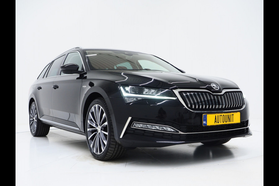 Škoda Superb Combi 1.4 TSI iV Laurin & Klement | Leder | Trekhaak | Stoelventilatie | Massage | Canton | Keyless | Memory | Carplay