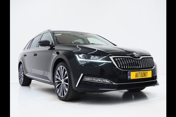 Škoda Superb Combi 1.4 TSI iV Laurin & Klement | Leder | Trekhaak | Stoelventilatie | Massage | Canton | Keyless | Memory | Carplay