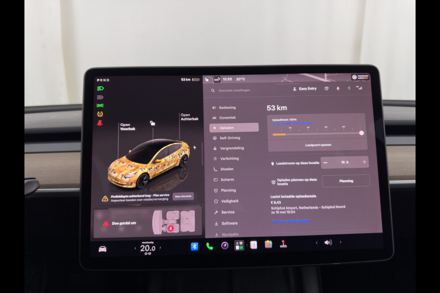 Tesla Model 3 RWD 60 kWh [3-Fase-11kW] {SoH-88%} (INCL-BTW) Aut. *PANO | AUTOPILOT | LEATHER | KEYLESS | FULL-LED | MEMORY-PACK | TOPVIEW | DAB | CARPLAY | DIGI-COCKPIT | LANE-ASSIST | HEATED-COMFORTSEATS | 18"ALU*