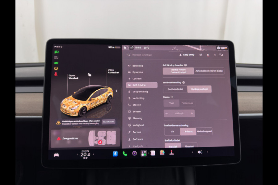 Tesla Model 3 RWD 60 kWh [3-Fase-11kW] {SoH-88%} (INCL-BTW) Aut. *PANO | AUTOPILOT | LEATHER | KEYLESS | FULL-LED | MEMORY-PACK | TOPVIEW | DAB | CARPLAY | DIGI-COCKPIT | LANE-ASSIST | HEATED-COMFORTSEATS | 18"ALU*