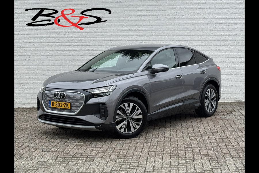 Audi Q4 Sportback e-tron 35 Advanced edition 55 kWh SOh 92% Sportstoelen 19 inch LM Keyless Led Elektrische a-klep