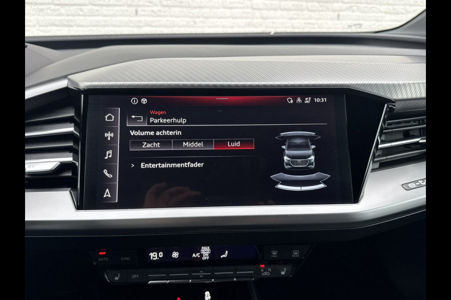 Audi Q4 Sportback e-tron 35 Advanced edition 55 kWh SOh 92% Sportstoelen 19 inch LM Keyless Led Elektrische a-klep