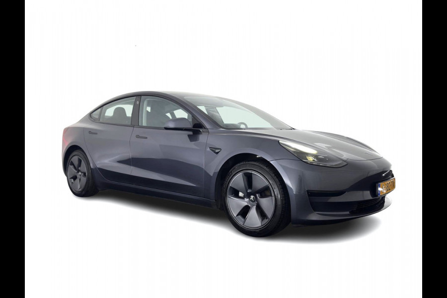 Tesla Model 3 RWD 60 kWh [3-Fase-11kW] {SoH-88%} (INCL-BTW) Aut. *PANO | AUTOPILOT | LEATHER | KEYLESS | FULL-LED | MEMORY-PACK | TOPVIEW | DAB | CARPLAY | DIGI-COCKPIT | LANE-ASSIST | HEATED-COMFORTSEATS | 18"ALU*