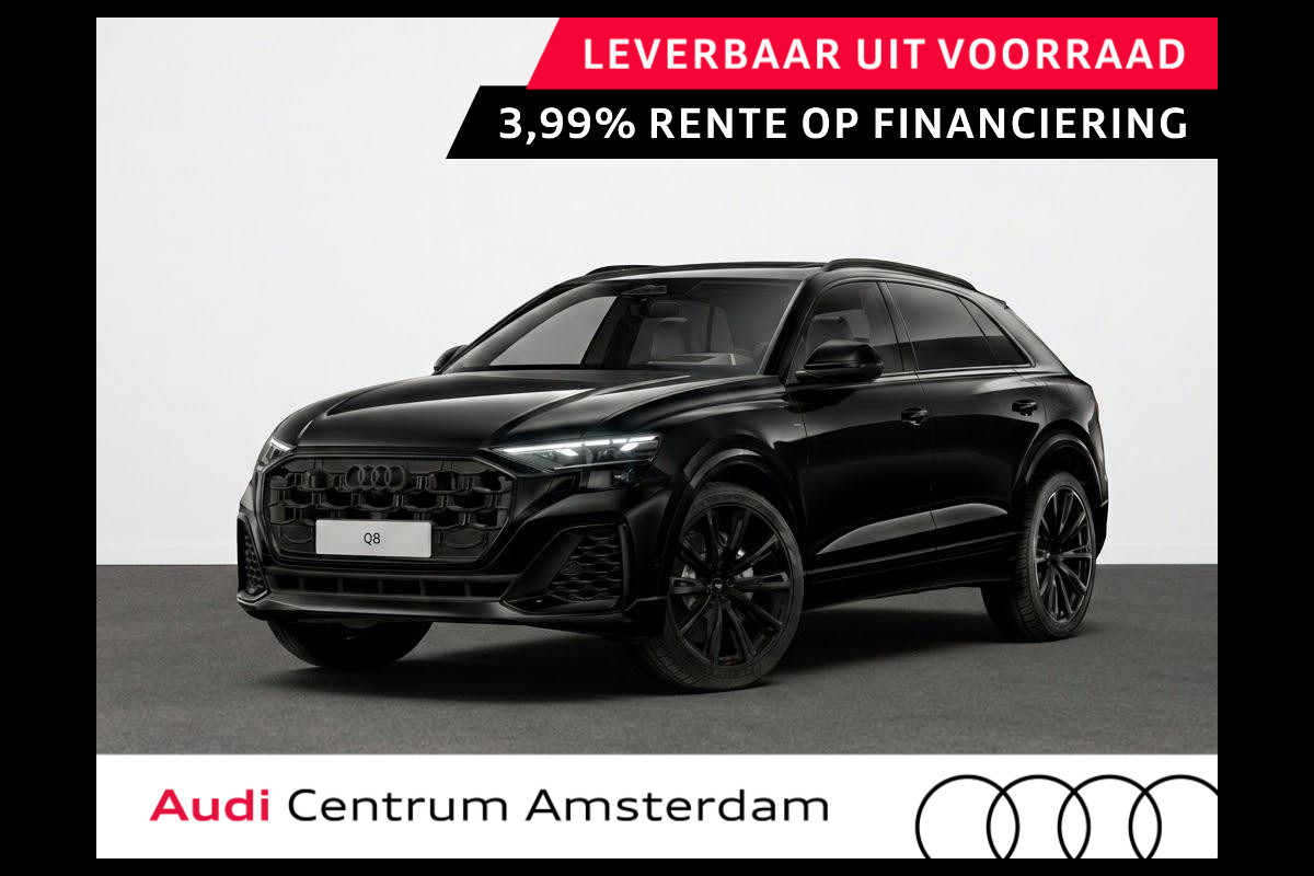 Audi Q8 Pro Line S Plus 55 TFSI e 394 pk | Bang & Olufsen Premium 3D | Digitale oled-achterlichten | Elektrisch sluithulp portieren | Stoelverwarming voor en achter |