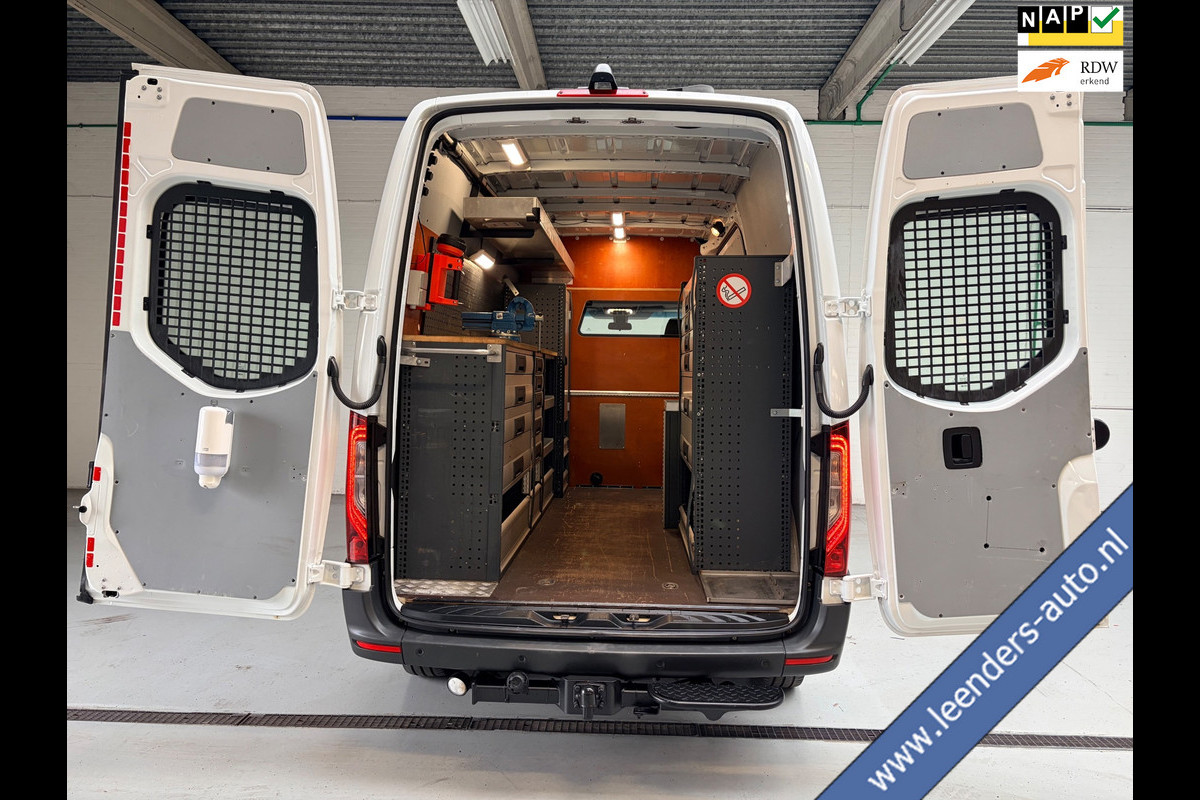 Mercedes-Benz Sprinter Automaat Servicewagen 316 2.2 CDI 160PK L2H2 euro6 Victron V230 Standkachel Trekhaak 3500KG! RIJKLAARPRIJS