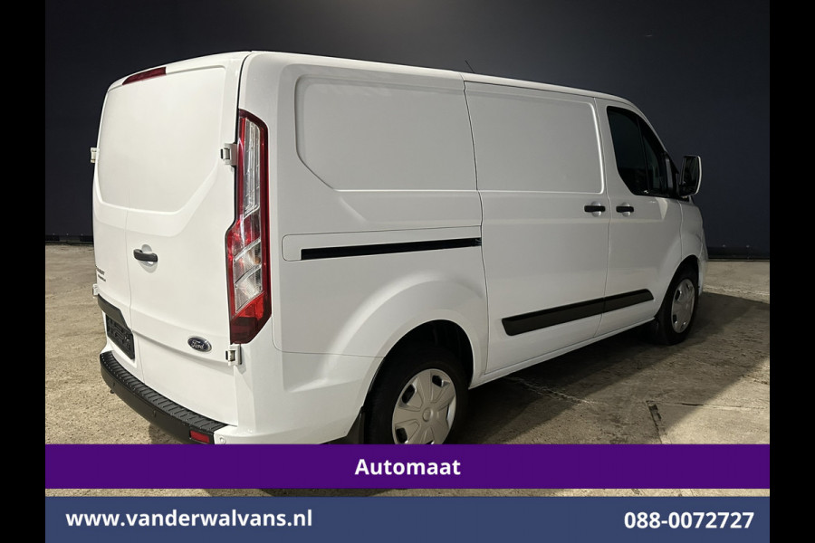 Ford Transit Custom 2.0 TDCI 131pk Automaat L1H1 Euro6 Airco | Navigatie | LED | Adapatieve Cruisecontrol Stoelverwarming, Verwarmde voorruit, Parkeersensoren, Bijrijdersbank