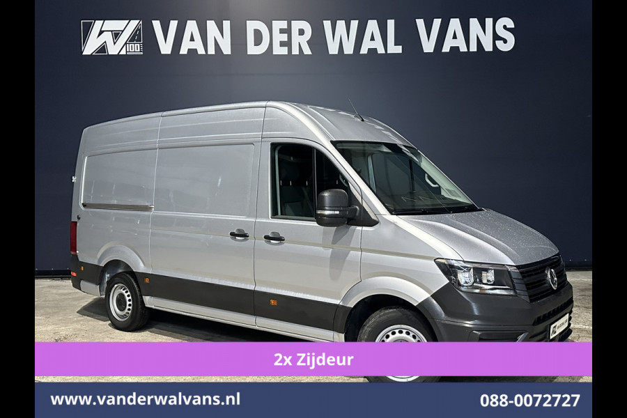 Volkswagen Crafter 2.0 TDI 177pk L3H3 L2H2 Euro6 Airco | 2x Zijdeur | Camera | Navigatie | Apple Carplay Android Auto, Bijrijdersbank