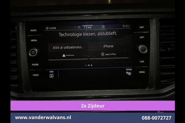 Volkswagen Crafter 2.0 TDI 177pk L3H3 L2H2 Euro6 Airco | 2x Zijdeur | Camera | Navigatie | Apple Carplay Android Auto, Bijrijdersbank