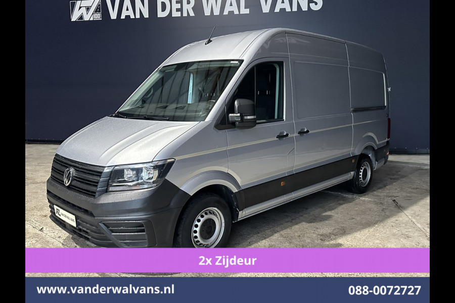 Volkswagen Crafter 2.0 TDI 177pk L3H3 L2H2 Euro6 Airco | 2x Zijdeur | Camera | Navigatie | Apple Carplay Android Auto, Bijrijdersbank
