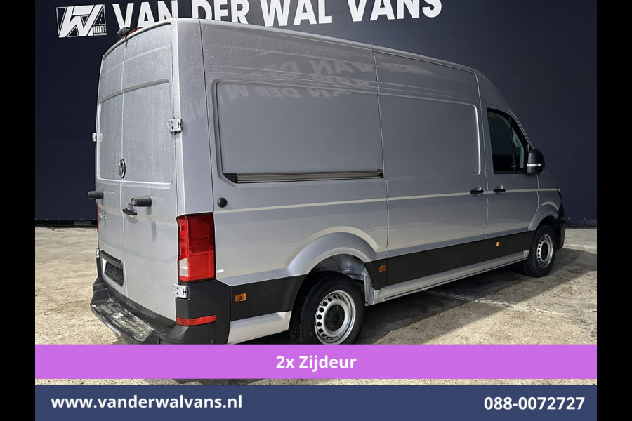 Volkswagen Crafter 2.0 TDI 177pk L3H3 L2H2 Euro6 Airco | 2x Zijdeur | Camera | Navigatie | Apple Carplay Android Auto, Bijrijdersbank