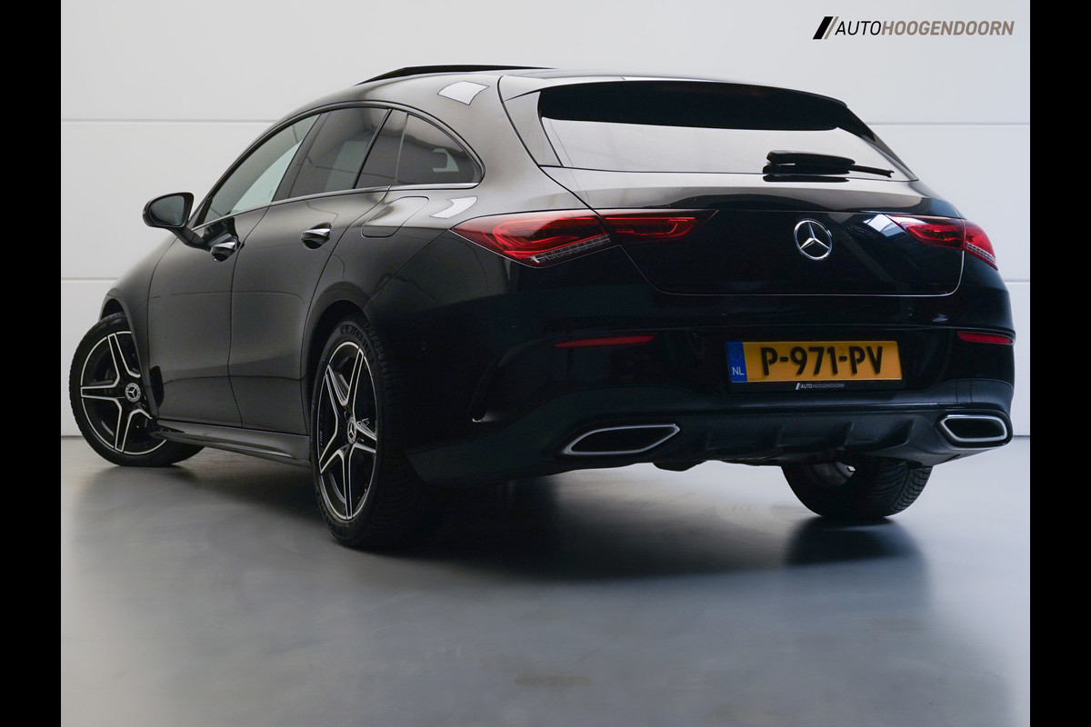 Mercedes-Benz CLA-Klasse Shooting Brake 180 Business Solution AMG (PANORAMA-SCHUIFDAK,SFEERVERLICHTING,,ALCANTARA,STOELVERWARMING)