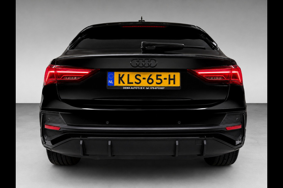 Audi Q3 Sportback 35 TFSI 2X S-LINE BLACKLINE 20'' SFEERVERL/CARPLAY/ADAPT-CR/DAB/SONOS/ELECTR-STOELEN///