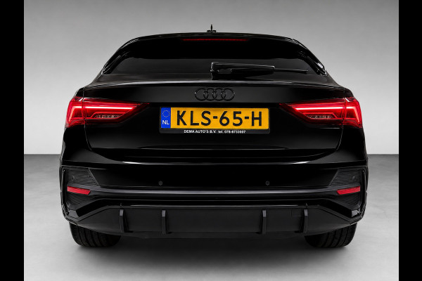 Audi Q3 Sportback 35 TFSI 2X S-LINE BLACKLINE 20'' SFEERVERL/CARPLAY/ADAPT-CR/DAB/SONOS/ELECTR-STOELEN///
