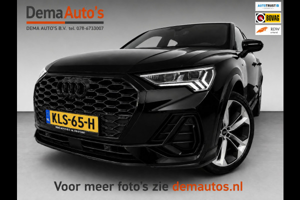 Audi Q3 Sportback 35 TFSI 2X S-LINE BLACKLINE 20'' SFEERVERL/CARPLAY/ADAPT-CR/DAB/SONOS/ELECTR-STOELEN///