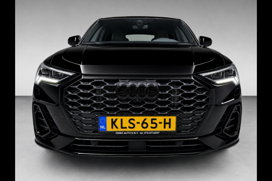 Audi Q3 Sportback 35 TFSI 2X S-LINE BLACKLINE 20'' SFEERVERL/CARPLAY/ADAPT-CR/DAB/SONOS/ELECTR-STOELEN///