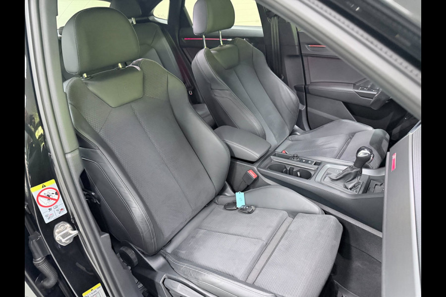 Audi Q3 Sportback 35 TFSI 2X S-LINE BLACKLINE 20'' SFEERVERL/CARPLAY/ADAPT-CR/DAB/SONOS/ELECTR-STOELEN///