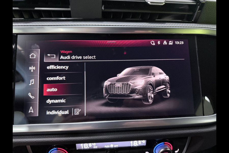Audi Q3 Sportback 35 TFSI 2X S-LINE BLACKLINE 20'' SFEERVERL/CARPLAY/ADAPT-CR/DAB/SONOS/ELECTR-STOELEN///