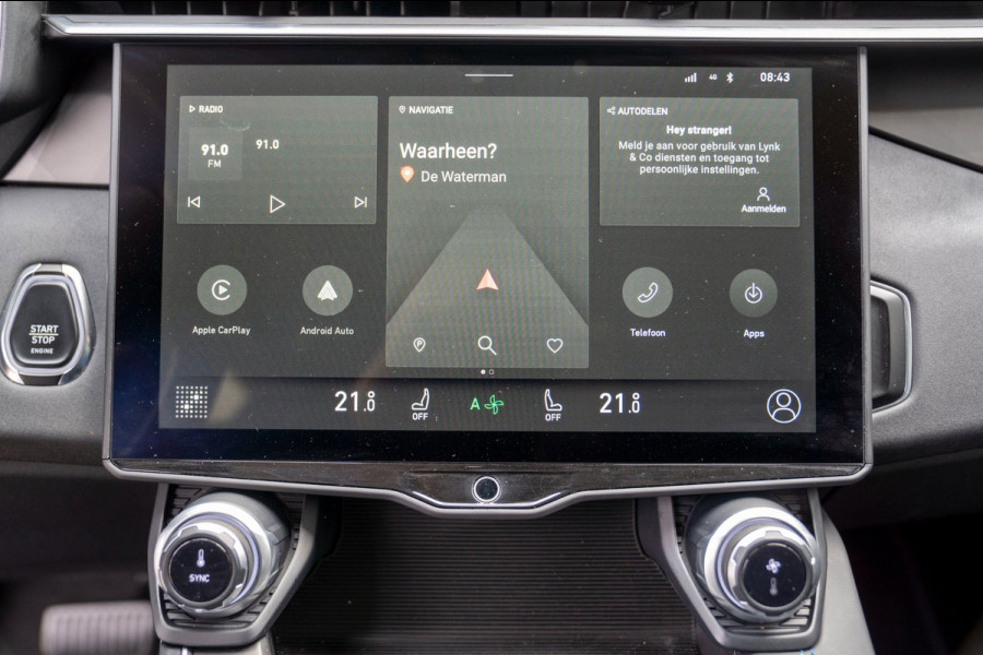 Lynk & Co 01 1.5|Prijs incl. 12 mnd garantie| Afn Trekhaak Panoramadak Navi Apple carplay/Android auto Camera