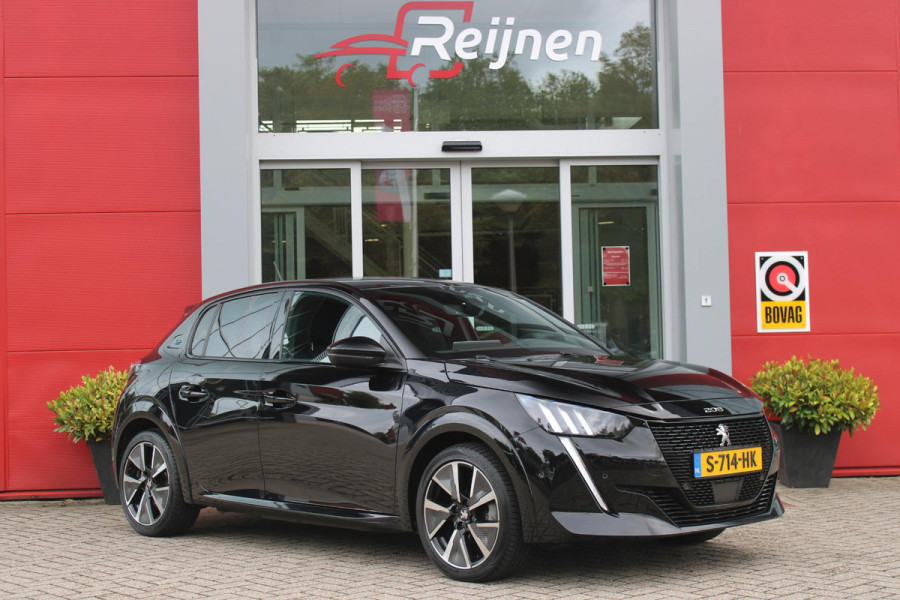 Peugeot e-208 EV GT 136PK 50 kWh | NAVIGATIE 10" TOUCHSCREEN | APPLE CARPLAY/ANDROID AUTO | PARKEERSENSOREN VOOR + ACHTER | ACHTERUITRIJ CAMERA | FULL LED KOPLAMPEN | 17" LICHTMETALEN VELGEN | CLIMATE CONTROL | CRUISE CONTROL | DAB+ RADIO | REGEN/LICHT SENSOR | SNELLAAD FUNCTIE | ALL SEASON BANDEN |