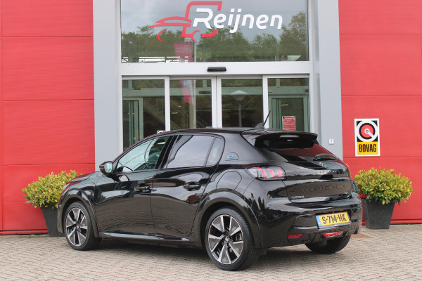 Peugeot e-208 EV GT 136PK 50 kWh | NAVIGATIE 10" TOUCHSCREEN | APPLE CARPLAY/ANDROID AUTO | PARKEERSENSOREN VOOR + ACHTER | ACHTERUITRIJ CAMERA | FULL LED KOPLAMPEN | 17" LICHTMETALEN VELGEN | CLIMATE CONTROL | CRUISE CONTROL | DAB+ RADIO | REGEN/LICHT SENSOR | SNELLAAD FUNCTIE | ALL SEASON BANDEN |