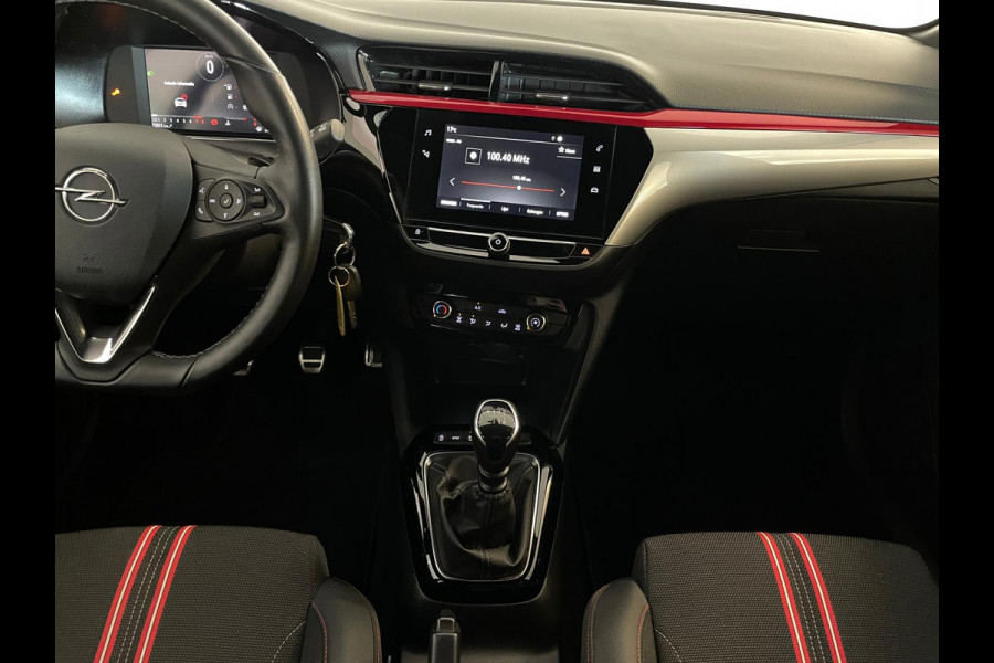 Opel Corsa 1.2 GS Line AIRCO CRUISE ZWART DAK ZWARTE 16 INCH VELGEN SPORTSTOELEN APPLE CARPLAY
