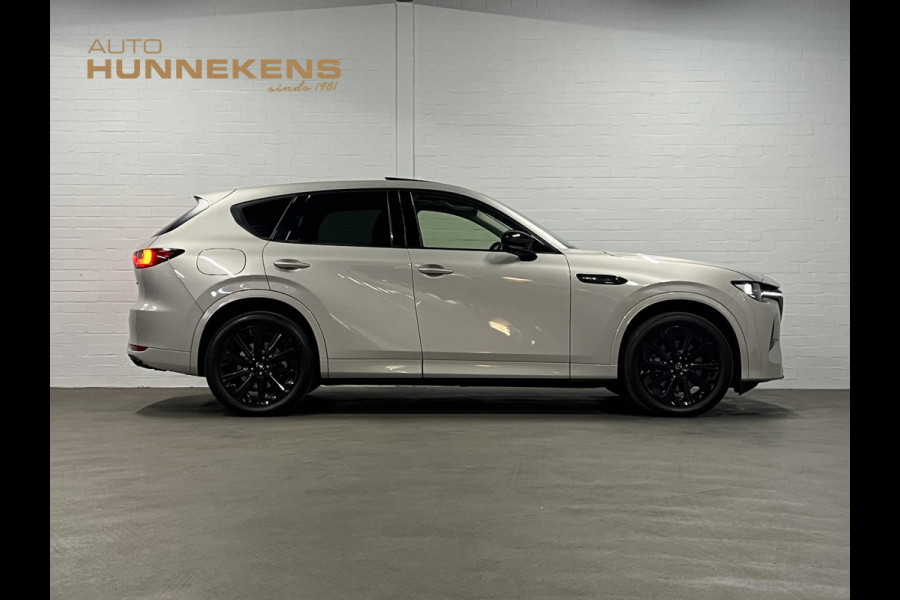 Mazda CX-60 2.5 e-SkyActiv PHEV Homura Trekhaak | Adapt. cruise | Open dak | Stoelventilatie | 360 camera | Head-up | Stuur-/Stuurverwarming | Bose | Pano