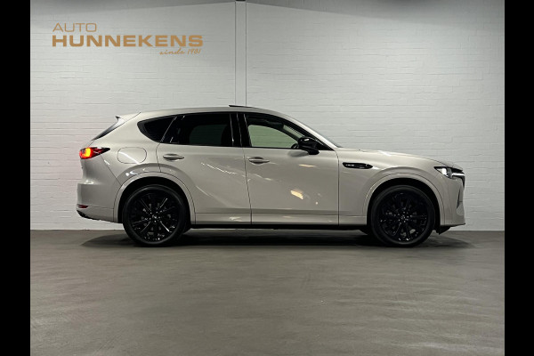 Mazda CX-60 2.5 e-SkyActiv PHEV Homura Trekhaak | Adapt. cruise | Open dak | Stoelventilatie | 360 camera | Head-up | Stuur-/Stuurverwarming | Bose | Pano
