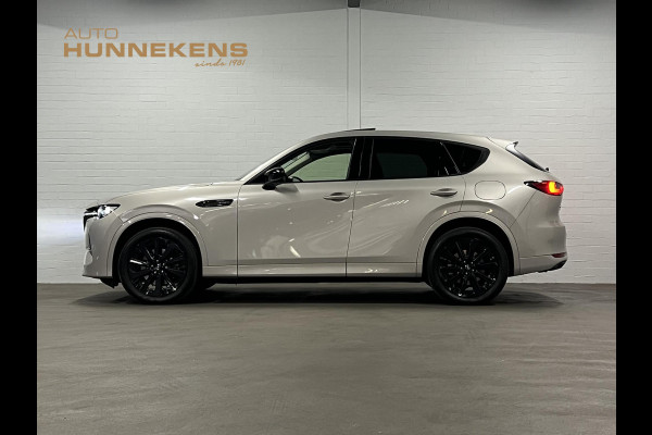 Mazda CX-60 2.5 e-SkyActiv PHEV Homura Trekhaak | Adapt. cruise | Open dak | Stoelventilatie | 360 camera | Head-up | Stuur-/Stuurverwarming | Bose | Pano