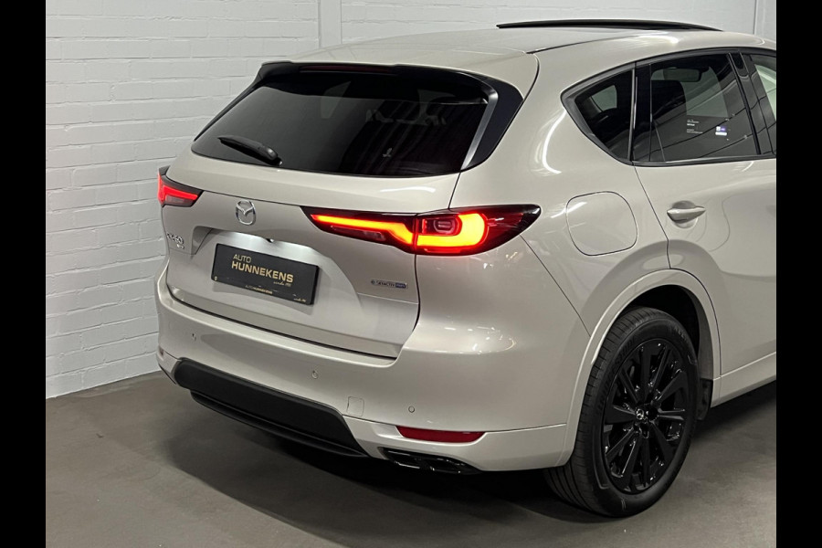 Mazda CX-60 2.5 e-SkyActiv PHEV Homura Trekhaak | Adapt. cruise | Open dak | Stoelventilatie | 360 camera | Head-up | Stuur-/Stuurverwarming | Bose | Pano