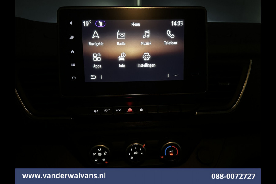 Renault Trafic 2.0 dCi 130pk L2H1 Euro6 Airco | Navigatie | LED | Cruisecontrol | Parkeersensoren, Bijrijdersbank
