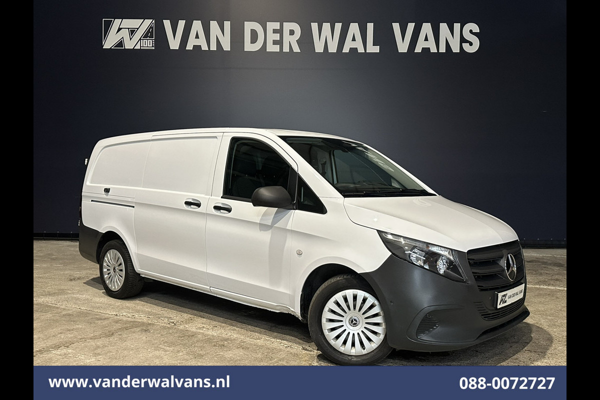 Mercedes-Benz Vito 116 CDI 164pk L2H1 2025 Model Euro6 Airco | Camera | XXL MBUX | Navigatie | Adaptieve Cruisecontrol | Stoelverwarming Parkeersensoren, Bijrijdersbank