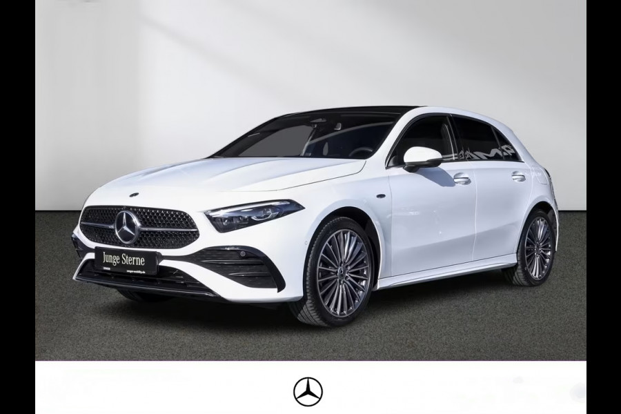 Mercedes-Benz A-Klasse 250e AMG ** NIGHT, MBUX+, PANO, MEMO, DISTR, 2-Zone CLIMA, 19-inch LMV,  ** 1e EIG - UNFALLFREI ** ** INFORMEER OOK NAAR ONZE AANTREKKELIJKE FINANCIAL-LEASE TARIEVEN **
