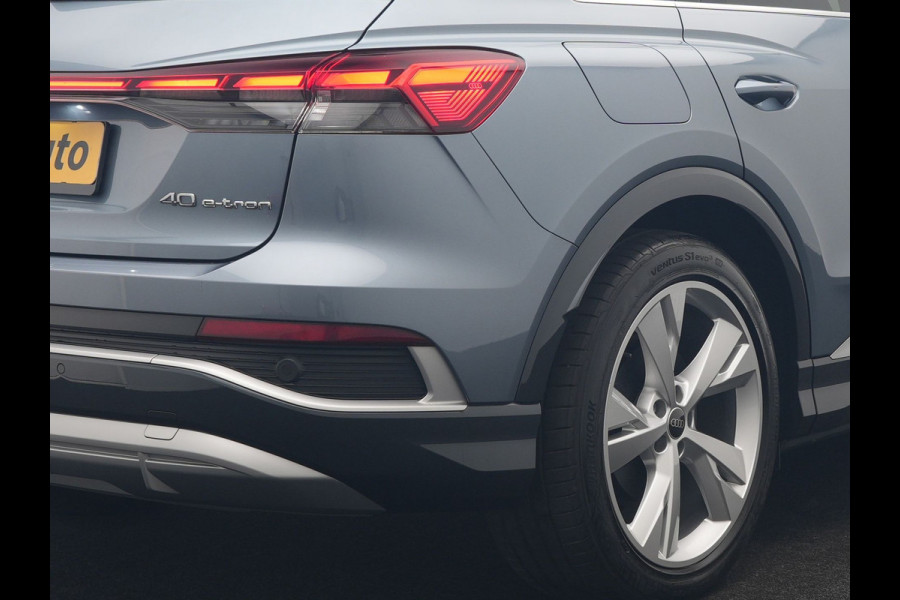 Audi Q4 e-tron 40 2x S Line 82 kWh 204pk Dealer O.H | Trekhaak Af Fabriek | Matrix LED | Keyless | Lederen Sportstoelen Verwarmd | BLIS | Apple Carplay | Lane Assist | Virtual | Navigatie | DAB | 20"L.M |