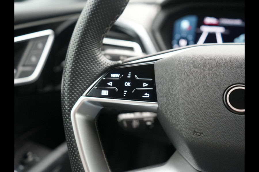 Audi Q4 e-tron 40 2x S Line 82 kWh 204pk Dealer O.H | Trekhaak Af Fabriek | Matrix LED | Keyless | Lederen Sportstoelen Verwarmd | BLIS | Apple Carplay | Lane Assist | Virtual | Navigatie | DAB | 20"L.M |