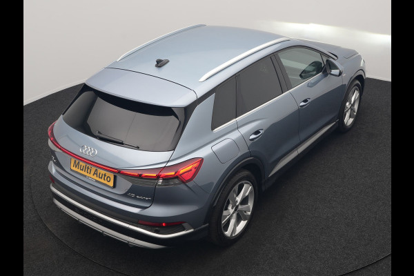 Audi Q4 e-tron 40 2x S Line 82 kWh 204pk Dealer O.H | Trekhaak Af Fabriek | Matrix LED | Keyless | Lederen Sportstoelen Verwarmd | BLIS | Apple Carplay | Lane Assist | Virtual | Navigatie | DAB | 20"L.M |