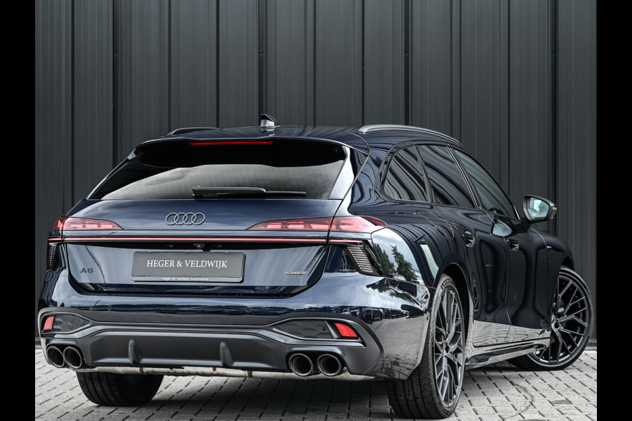 Audi A6 Avant 2.0 e-hybrid quattro S edition Competition | 5 jr Garantie | Panoramadak | B&O | Stoelventilatie en Massage | 360 Camera | Luchtvering | Ambiance Interieur | Achterasbesturing | Carbon Inleg | Head-Up | S-Seats | Passagiers Display |