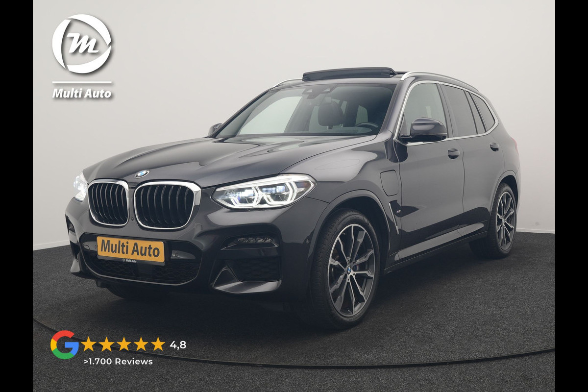 BMW X3 xDrive30e M Sport PHEV 293pk Dealer O.H. | Panodak | Adaptive Cruise | Head Up | 360 Camera | Harman / Kardon | Lederen Sportstoelen Ventilatie & Memory | Keyless | Blis | Stoelen & Stuur Verwarmd | Adaptive LED | Sfeerverlichting | Plug In Hybrid |