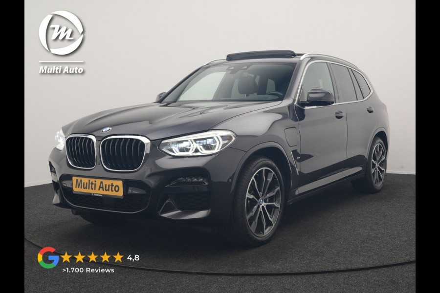 BMW X3 xDrive30e M Sport PHEV 293pk Dealer O.H. | Panodak | Adaptive Cruise | Head Up | 360 Camera | Harman / Kardon | Lederen Sportstoelen Ventilatie & Memory | Keyless | Blis | Stoelen & Stuur Verwarmd | Adaptive LED | Sfeerverlichting | Plug In Hybrid |